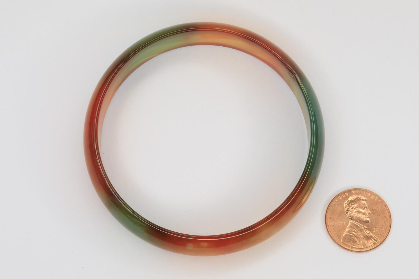 Multicolored Agate Bangle
