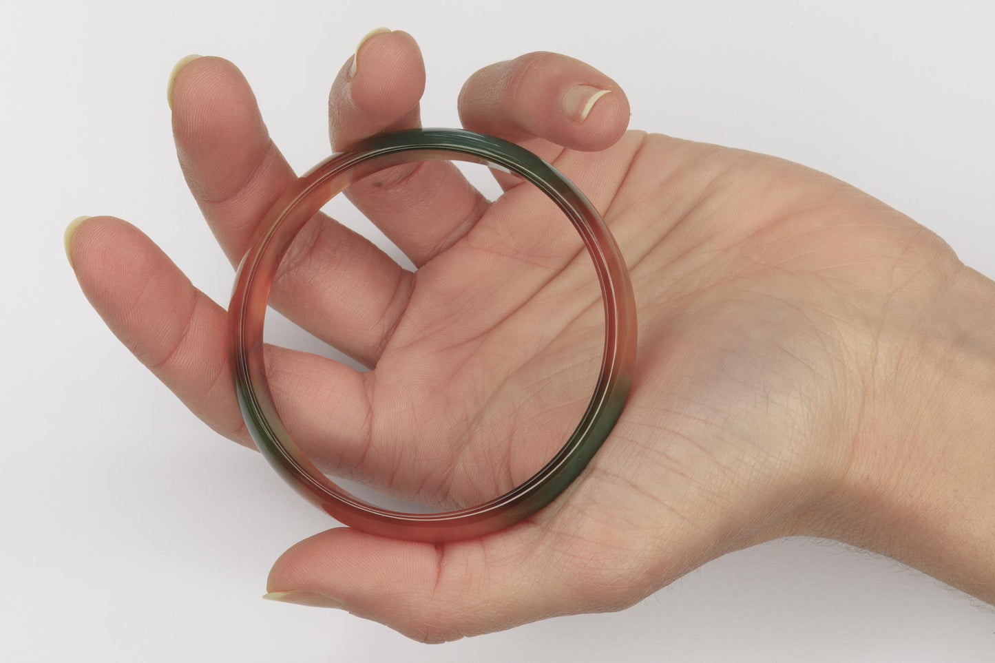 Multicolored Agate Bangle