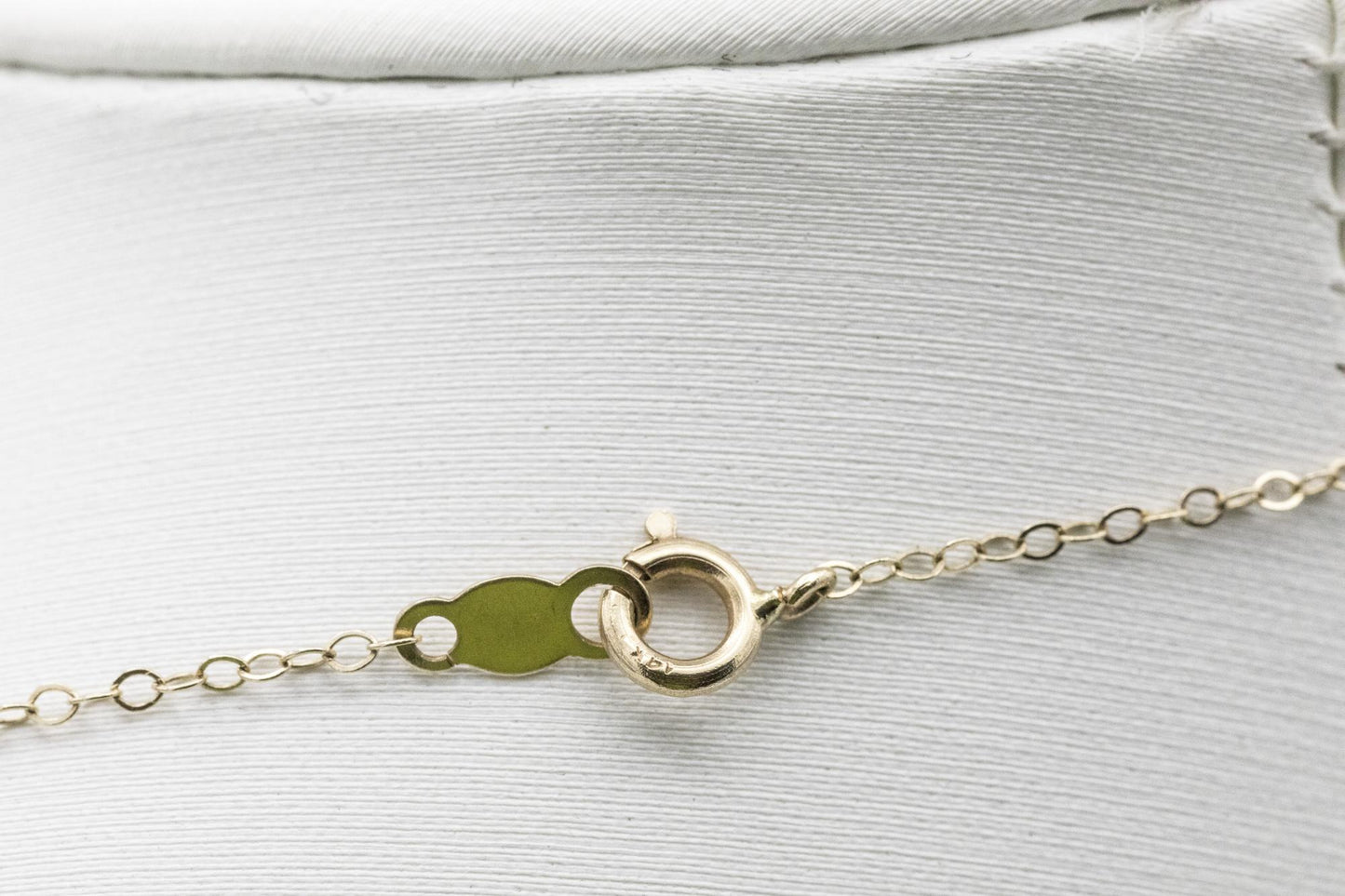 Cultured Pearl Smile Necklace in 14K Gold