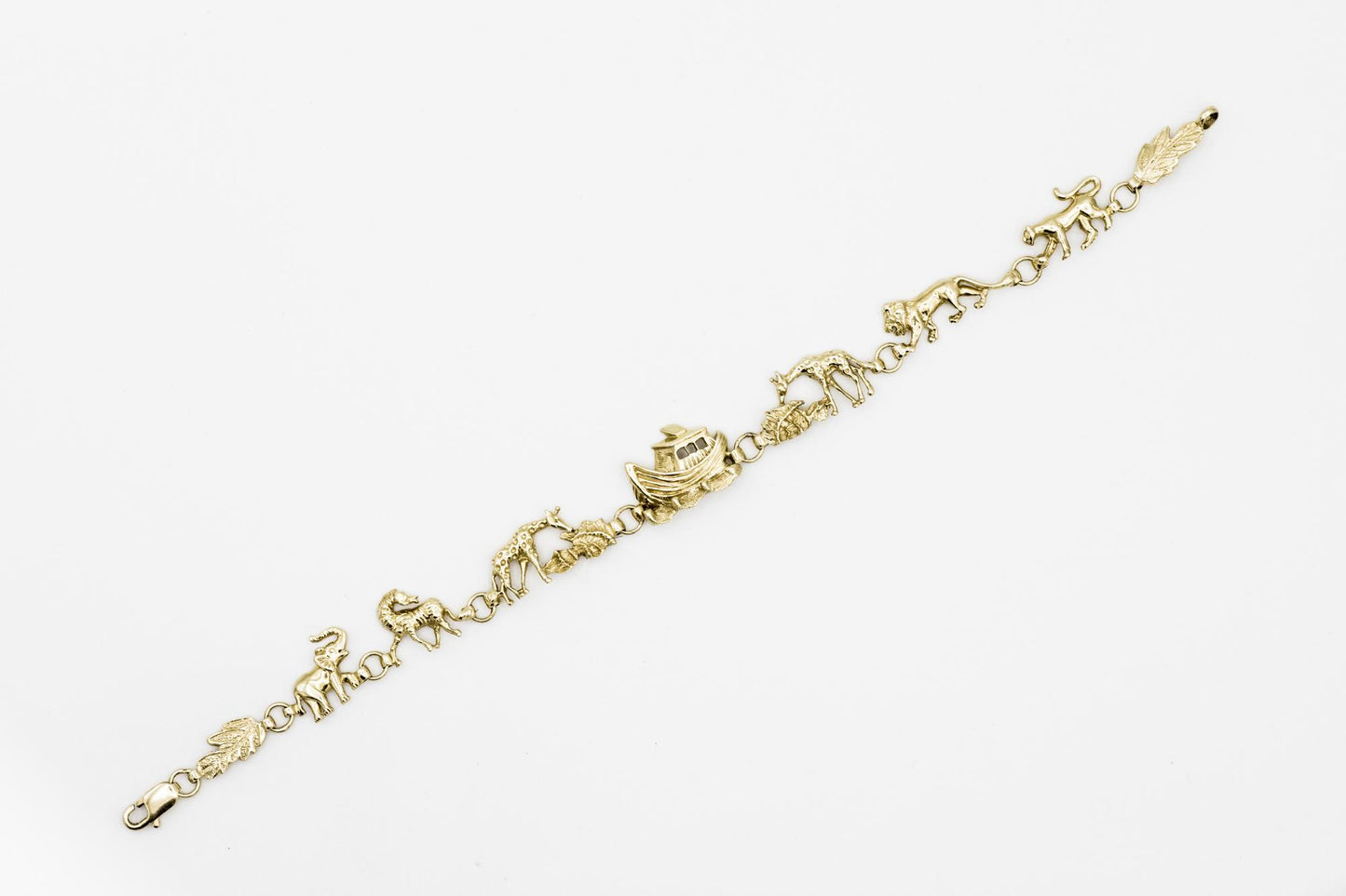 Vintage 14K Multi-link Noah's Ark Bracelet