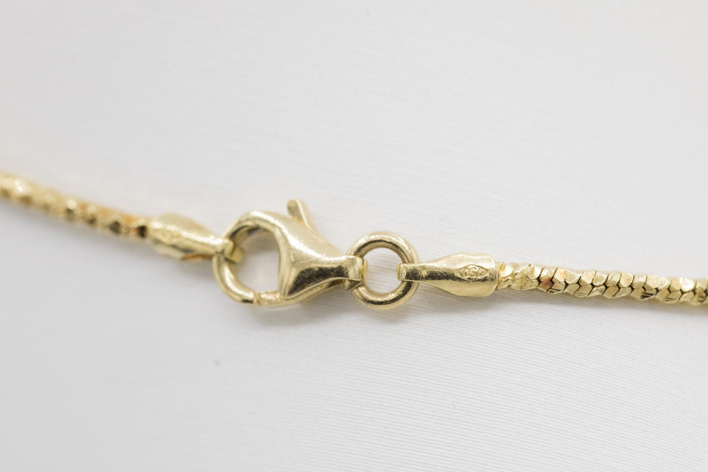 18K YG Citrine-Diamond Pendant and Chain