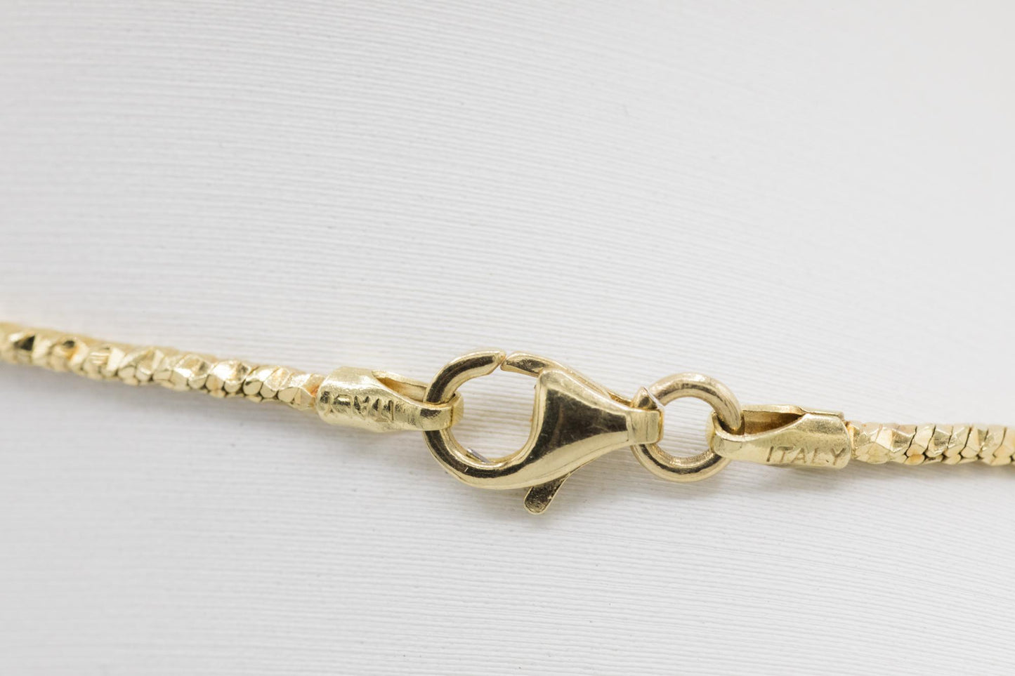 18K YG Citrine-Diamond Pendant and Chain