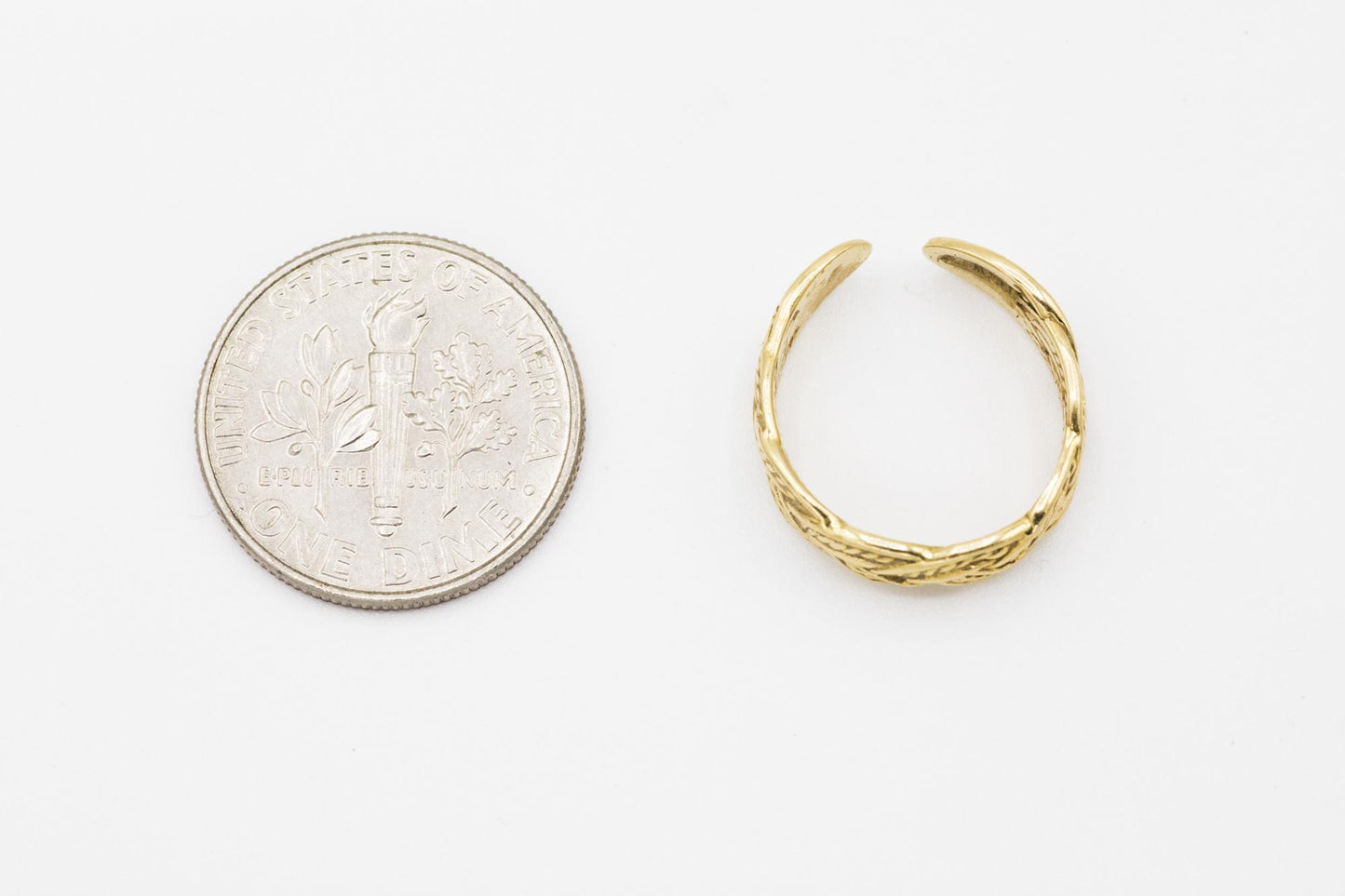 18K Yellow Gold Toe Ring