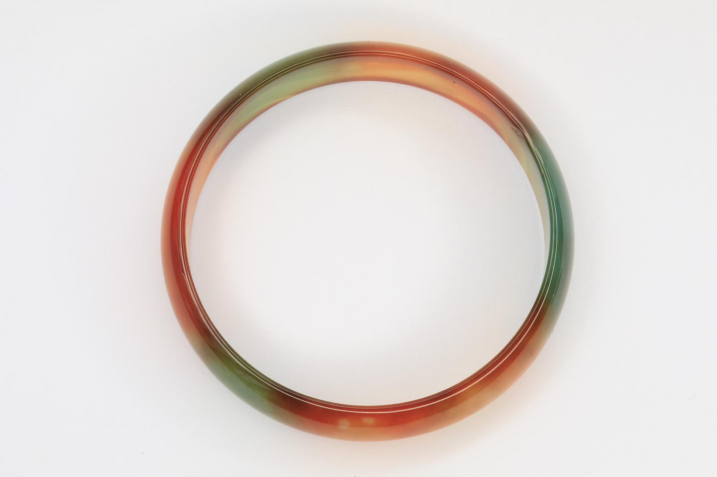 Multicolored Agate Bangle