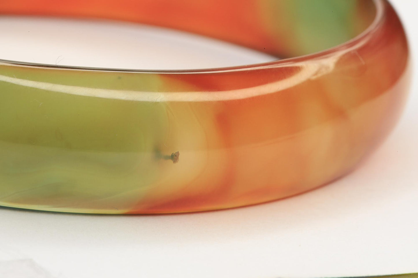 Multicolored Agate Bangle