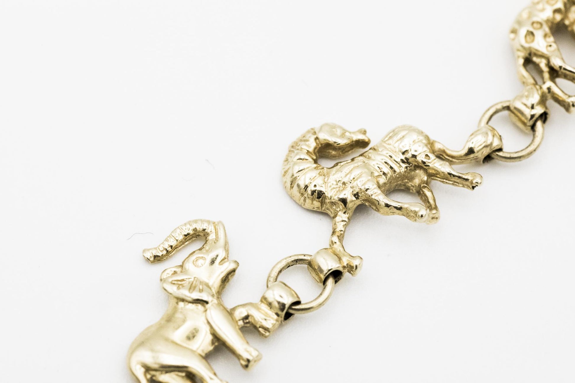 Vintage 14K Multi-link Noah's Ark Bracelet