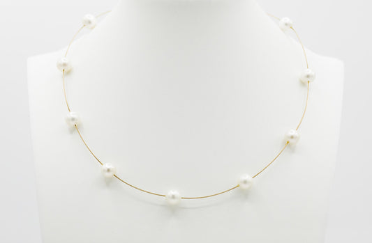 14K Pearls by the Yard Necklace