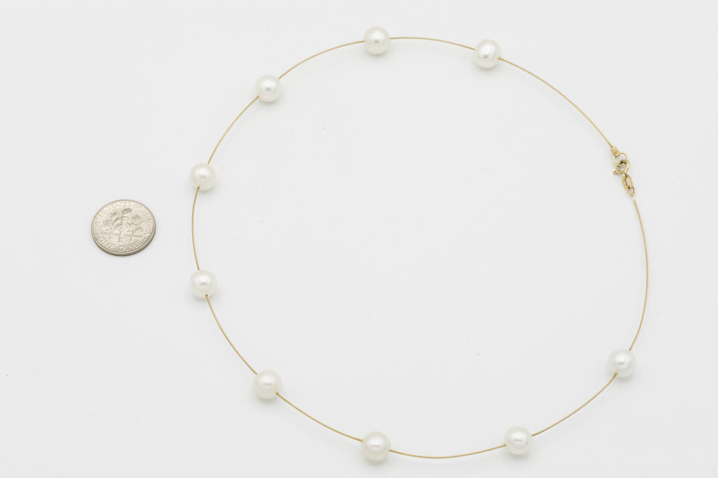 14K Pearls by the Yard Necklace